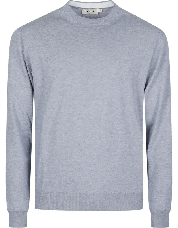 Crew Neck Cotton Sweater