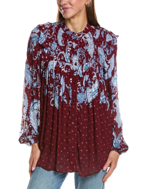 Smocked Yoke Top