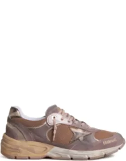 Silk And Nylon Star Detail Sneakers