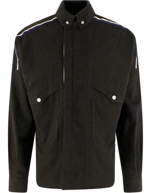 Cropped Boxy Structured Shirt