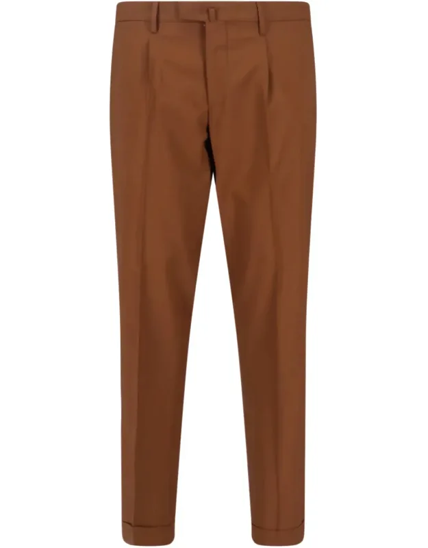Tailored Mid-rise Virgin Wool Trousers