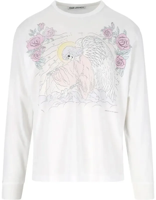Farewell Angelic Print Cotton T-shirt