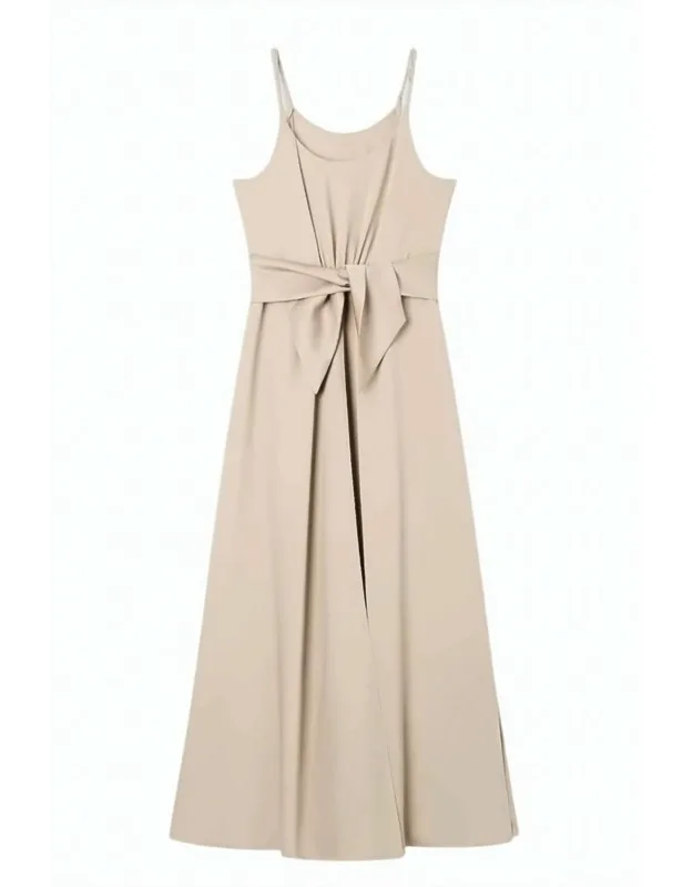 Torchon Straps Sash Dress