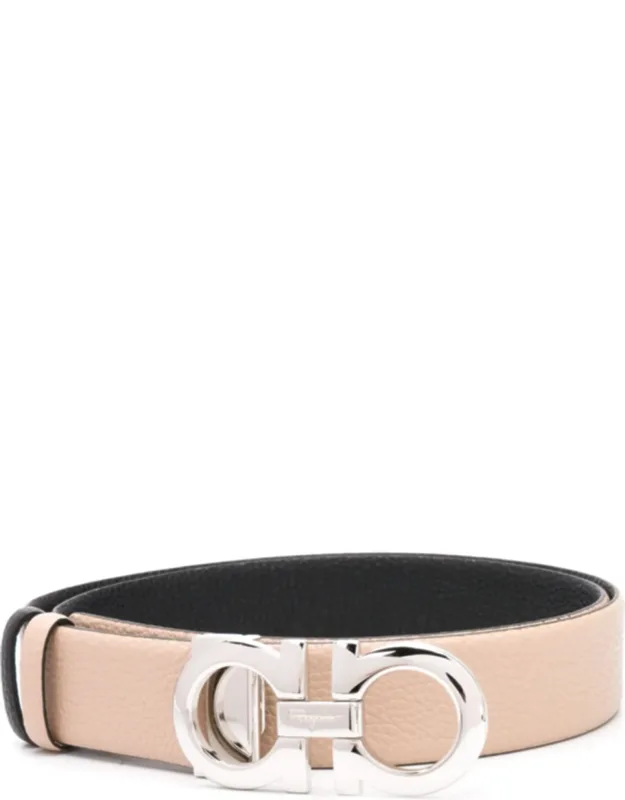 Textured Leather Belt