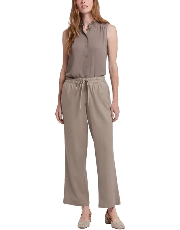 Relaxed Linen-blend Pants