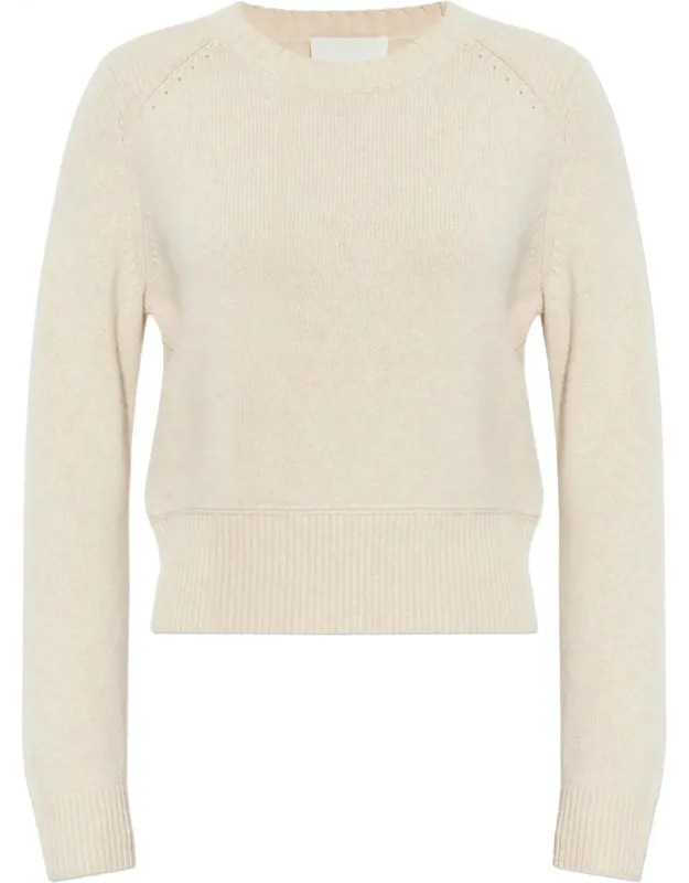 Cropped Wool Pullover