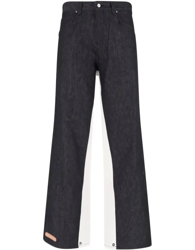 Wide-leg Denim Jeans