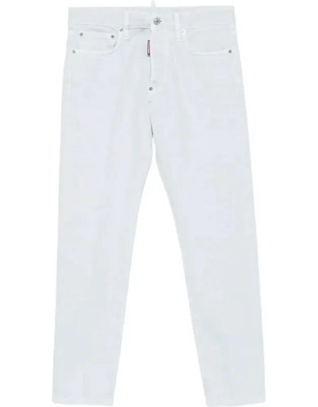 Classic Straight Leg Five Pocket Jeans