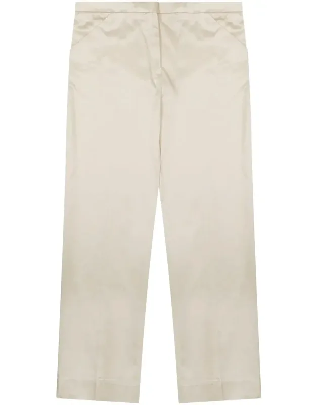 Cropped Straight Pants
