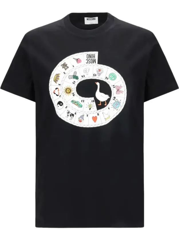 Graphic Spiral Design T-shirt