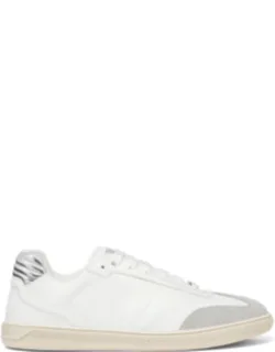 Low-top Sneakers With Silk And Nylon Accents
