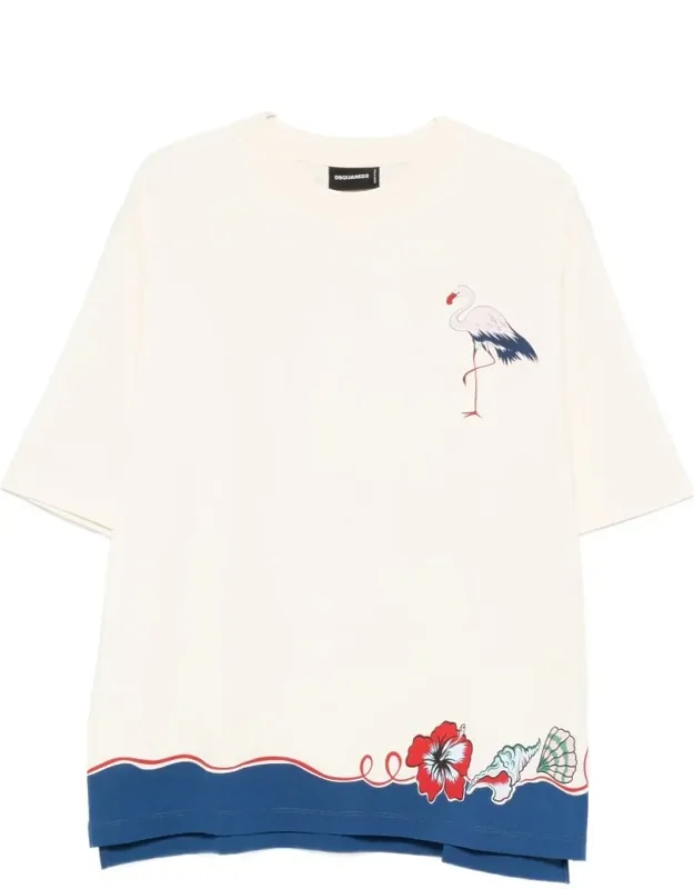 Silk And Nylon Lightweight T-shirt