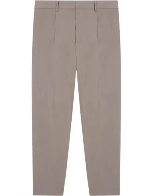 Straight Fit Front Back Slit Trousers