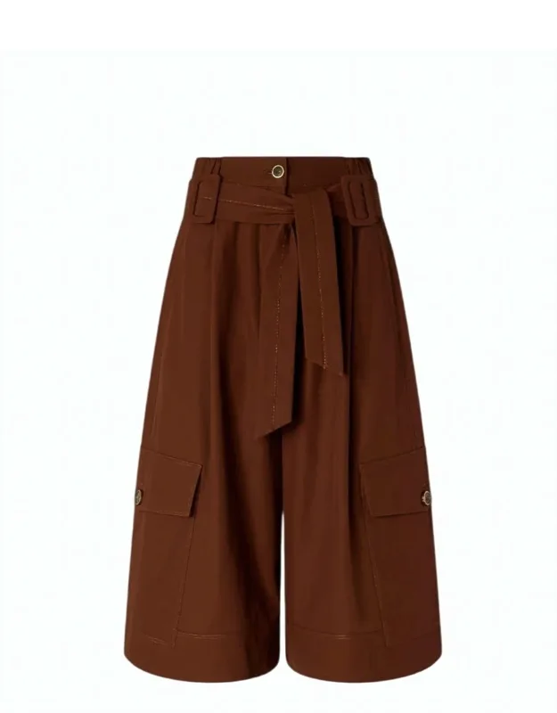 Belted Cargo Shorts