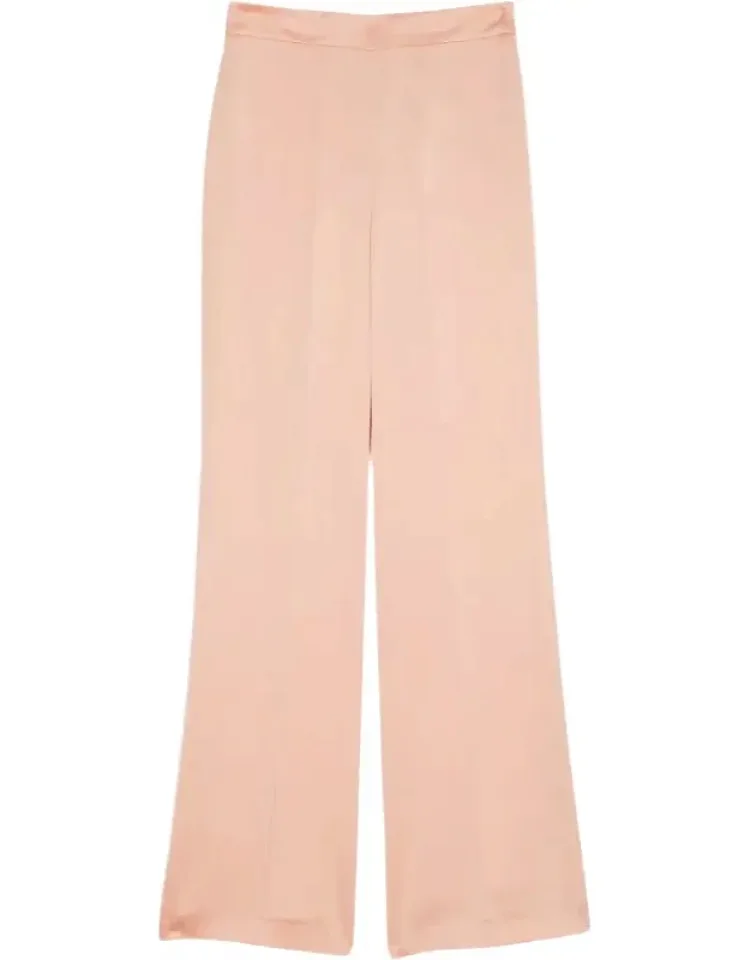 Satin High Waisted Trousers