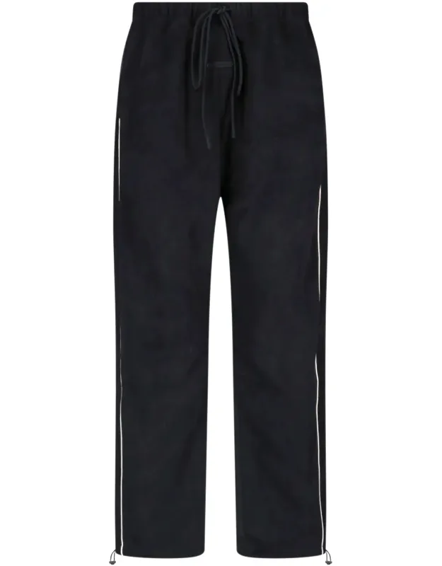 Signature White Piping Sport Trousers