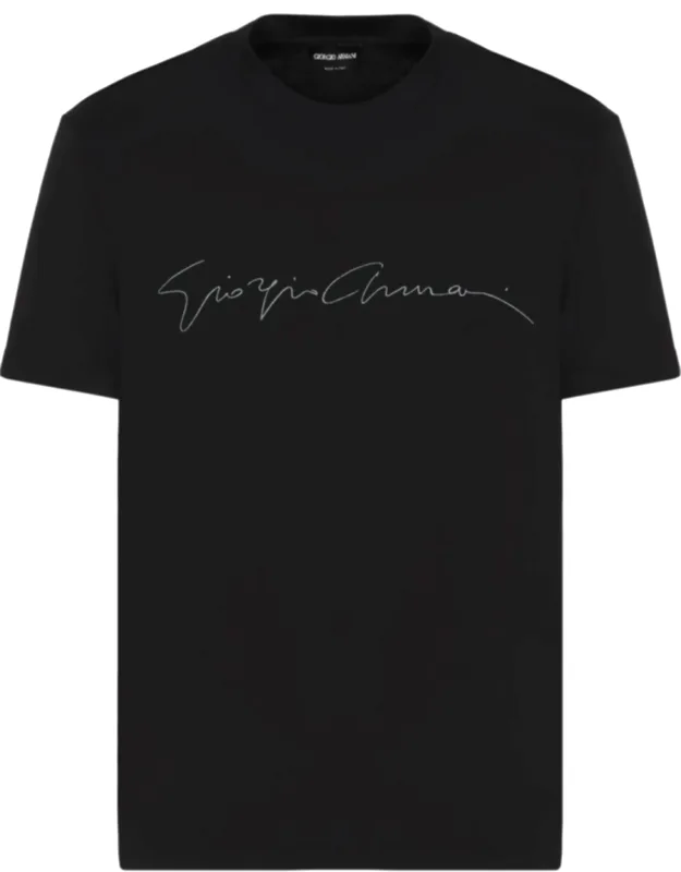 Slim Fit Script Logo T-shirt