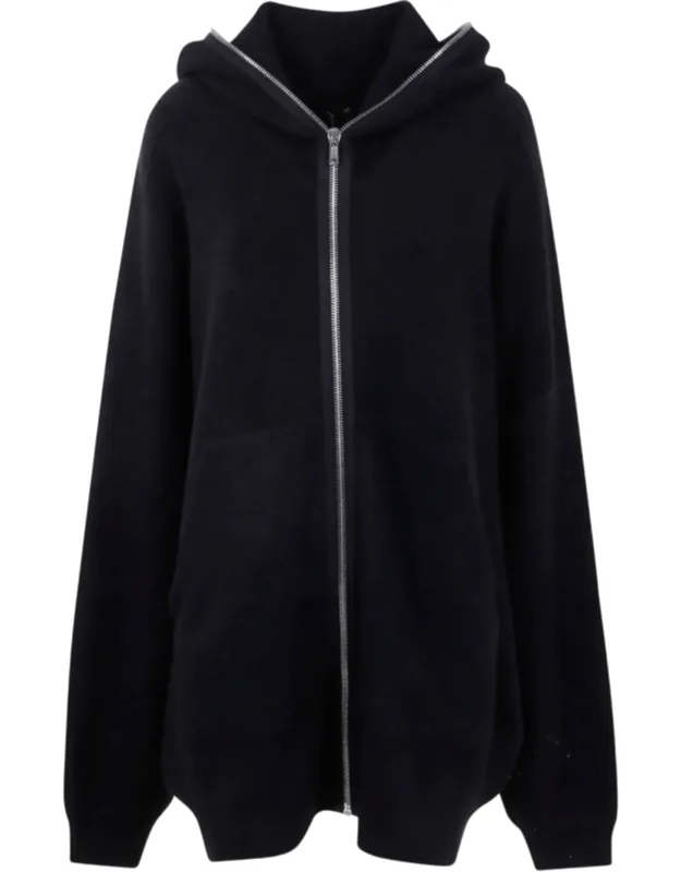 Relaxed Fit Zip Hoodie