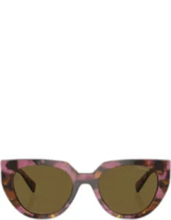 Two-tone Acetate Cat-eye Sunglass