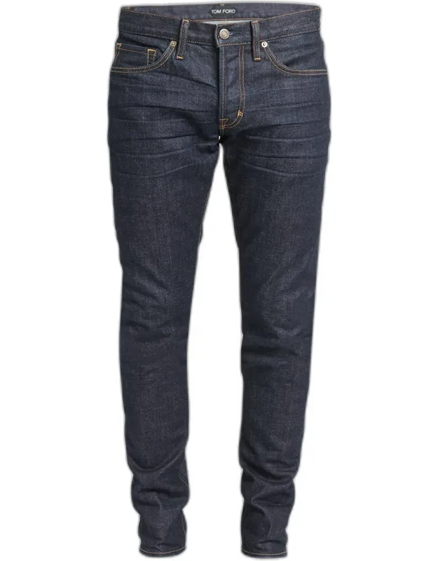 Dark Wash Stretch Slim Fit Jeans
