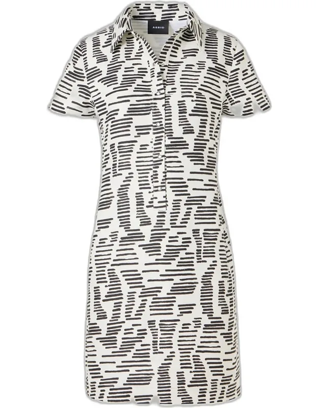 Dance Movements Linen Toile Polo Dress