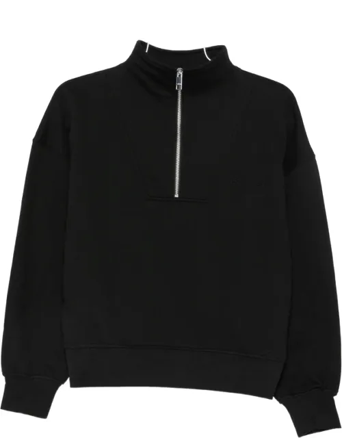 Half-zip Logo-embroidered Sweater