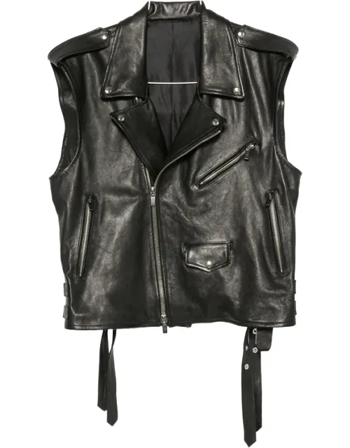 Biker-style Leather Jacket