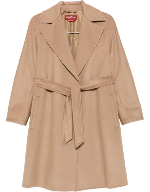 Belted Notch-lapels Coat