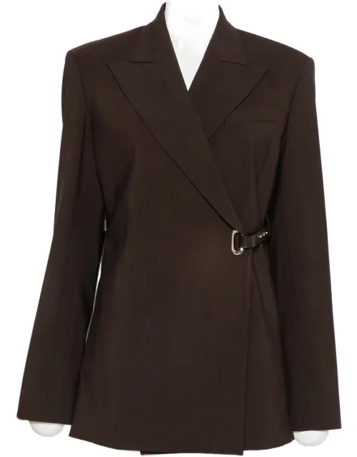 Belted Wrap-style Blazer