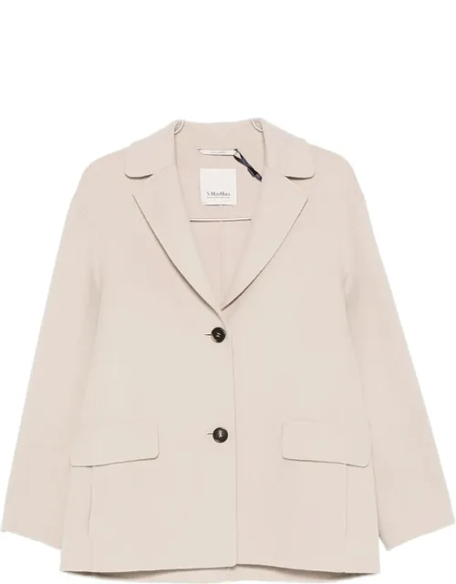 Melfi Notched-lapel Button-fastening Coat