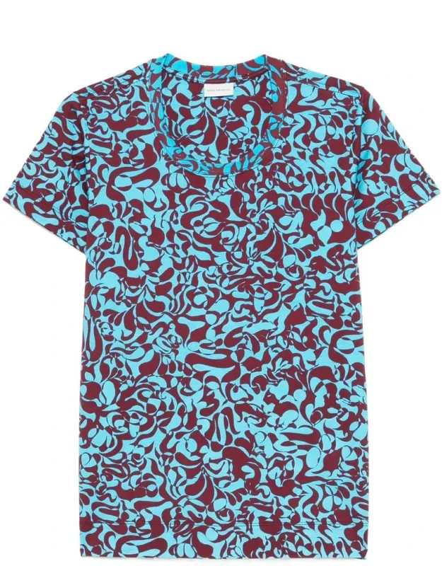 All Over Print Crew Neck T-shirt