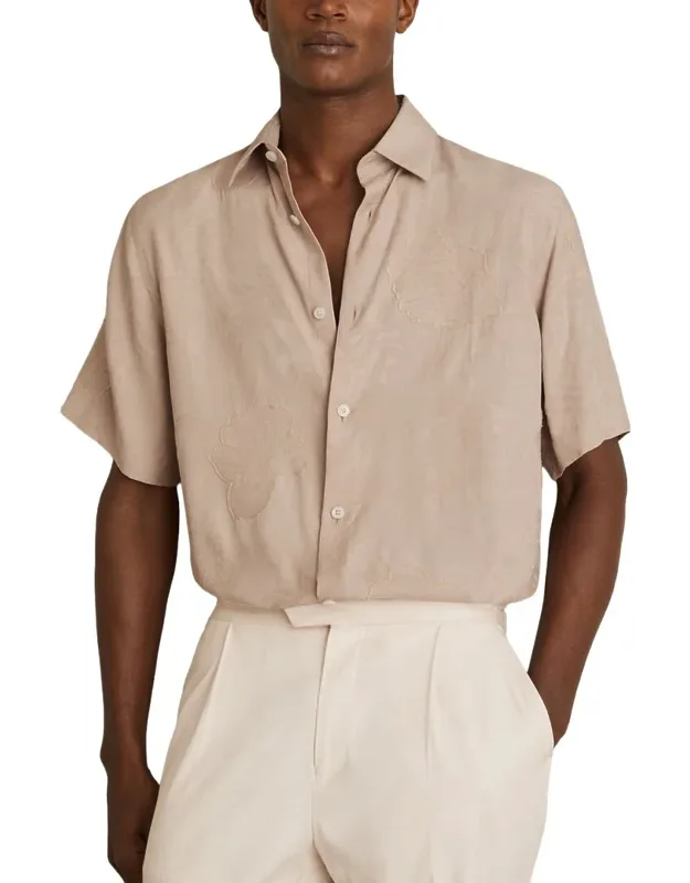 Floral Jacquard Shirt