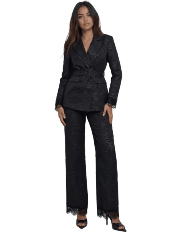 The Maison Jacquard Belted Blazer