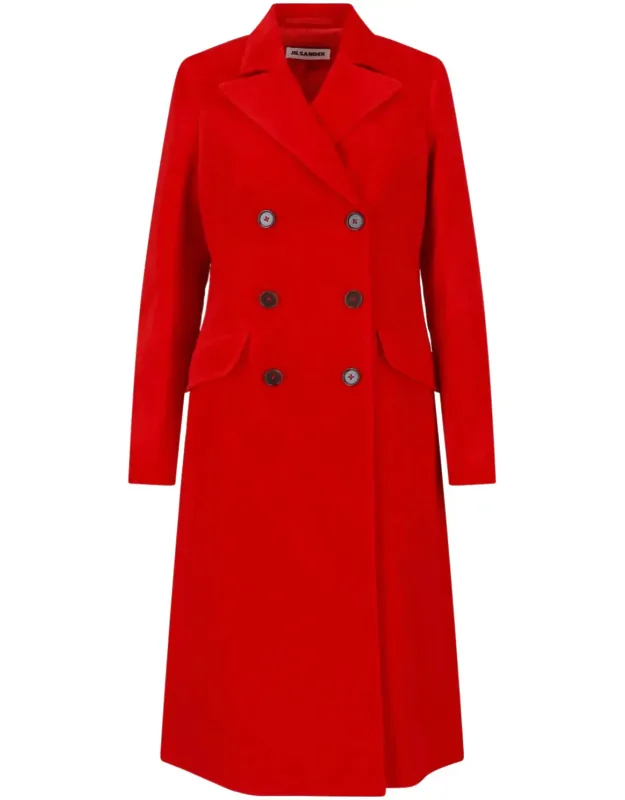 Double-breasted Cotton Linen Coat