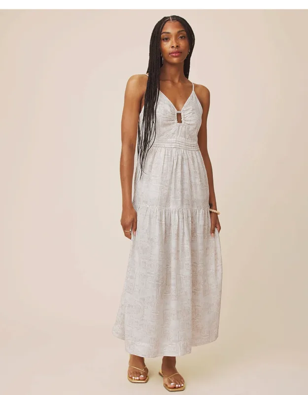 Darcy Stamp Maxi Dress