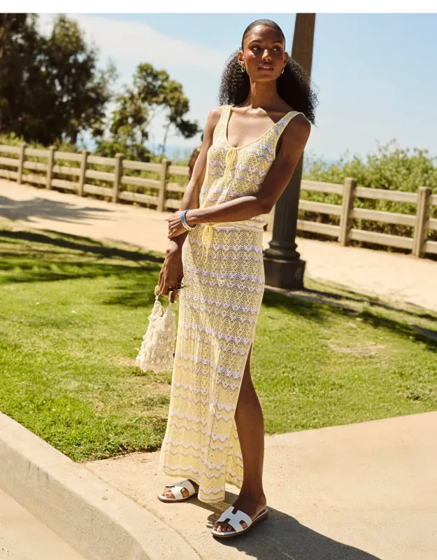 Eleni Stripe Sweater Skirt