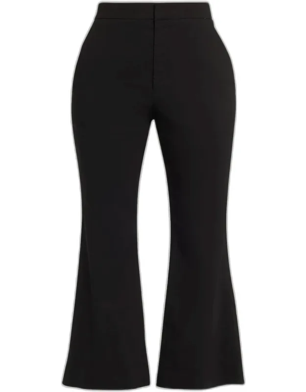 Cropped Kick-flare Pants