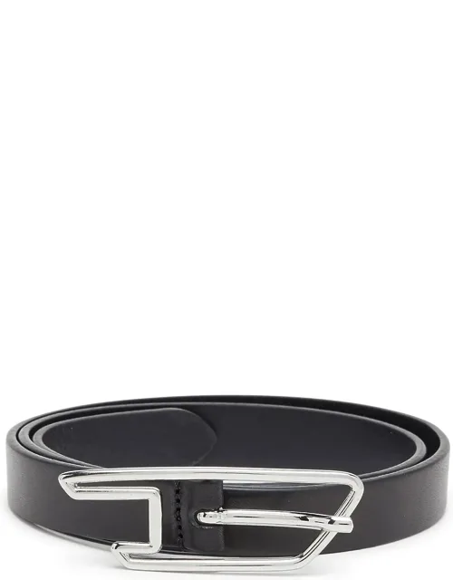 2cm Belt In Pull-up Leather With D Buckle
