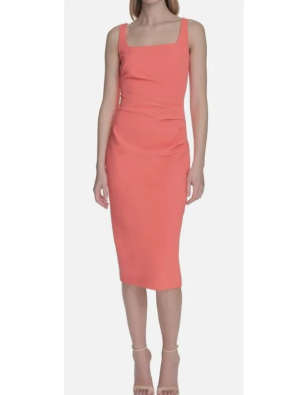 Square Neck Bodycon Dress