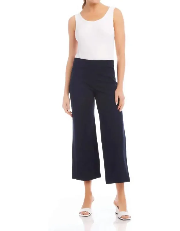 Wide Leg Cropped Pants