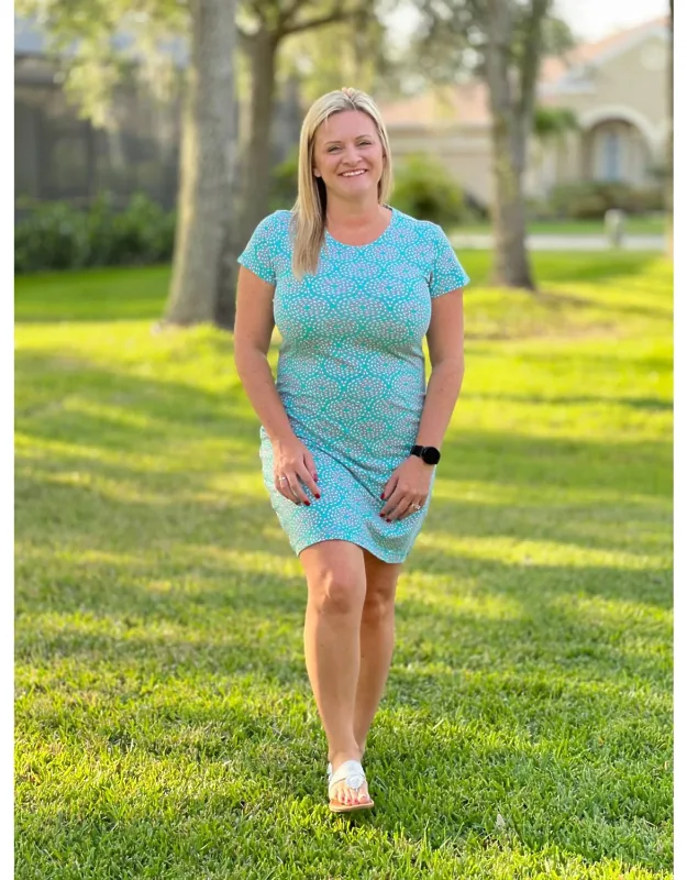 Crew Neck Tee Dress