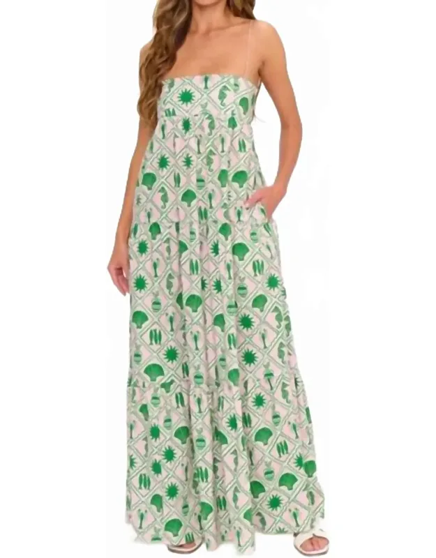 Long Weekend Maxi Dress With Pockets And Spaghetti Straps