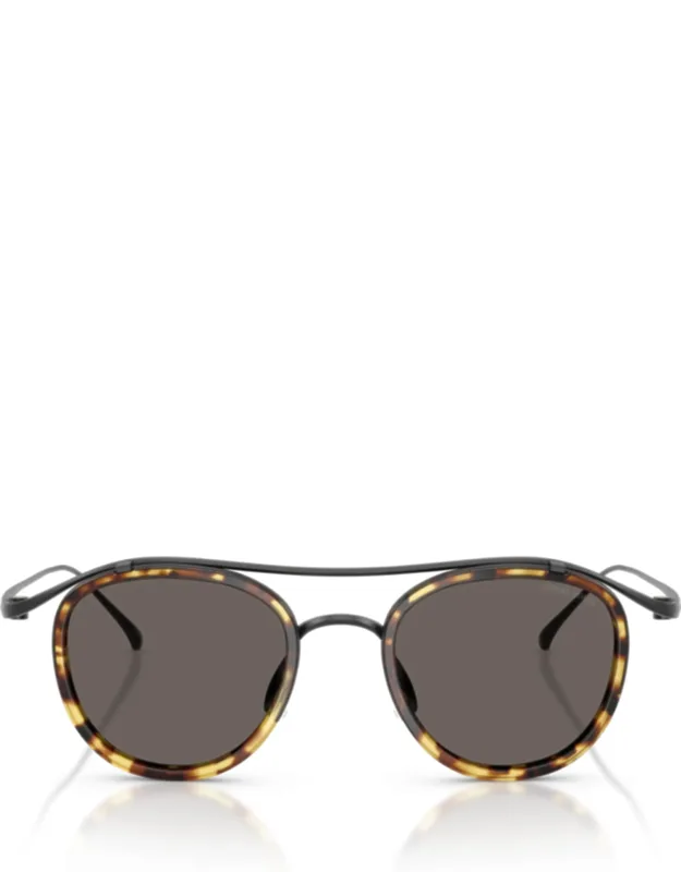 Titanium Frame Sunglasses With Double Bridge