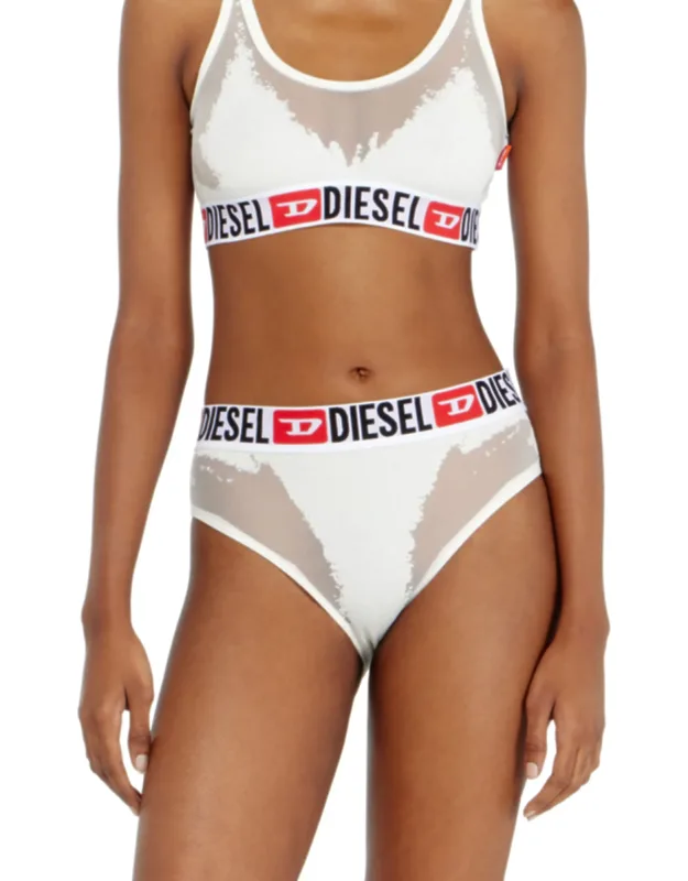 Briefs With Sheer Devoré Effect