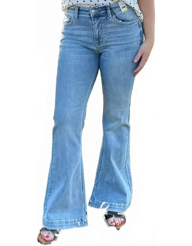 Fun And Flirty Flare Jeans
