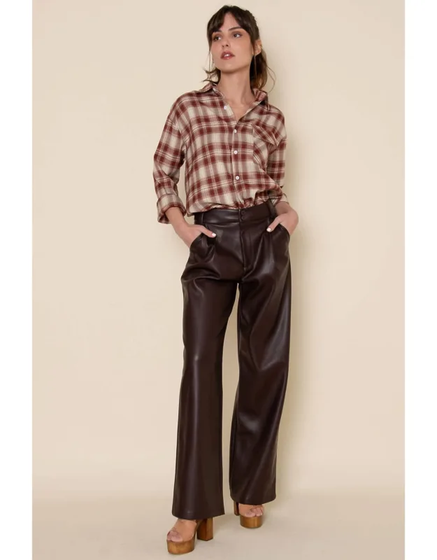 Calabria Vegan Leather Pants