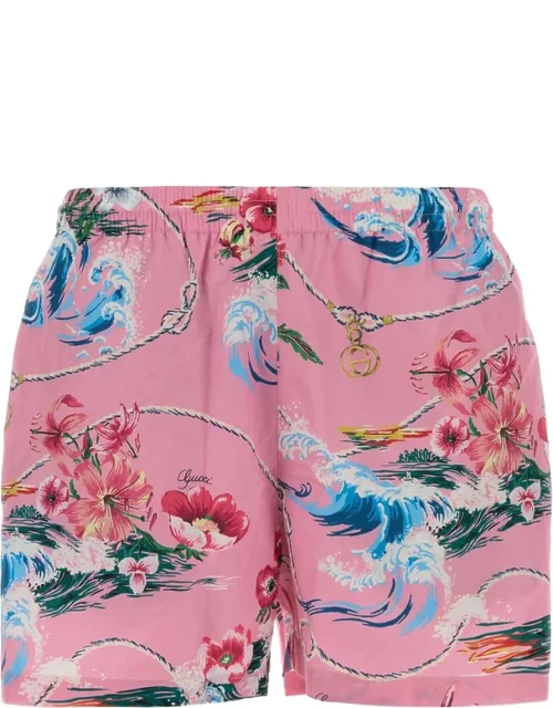 Floral-print Swimming Shorts
