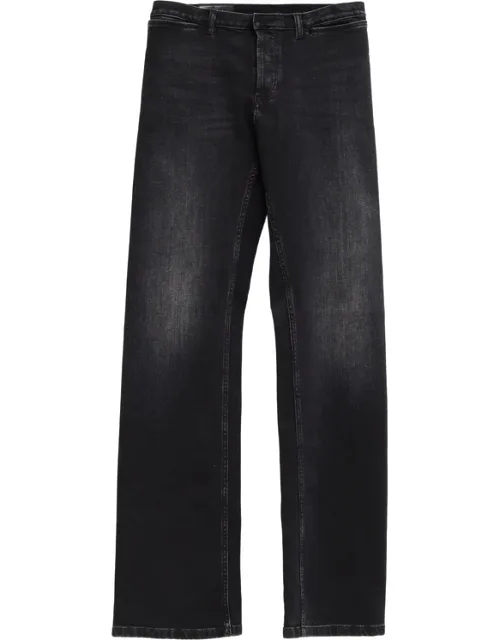 Faded Straight-leg Jeans