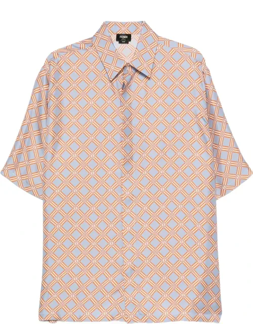 Geometric-print Shirt