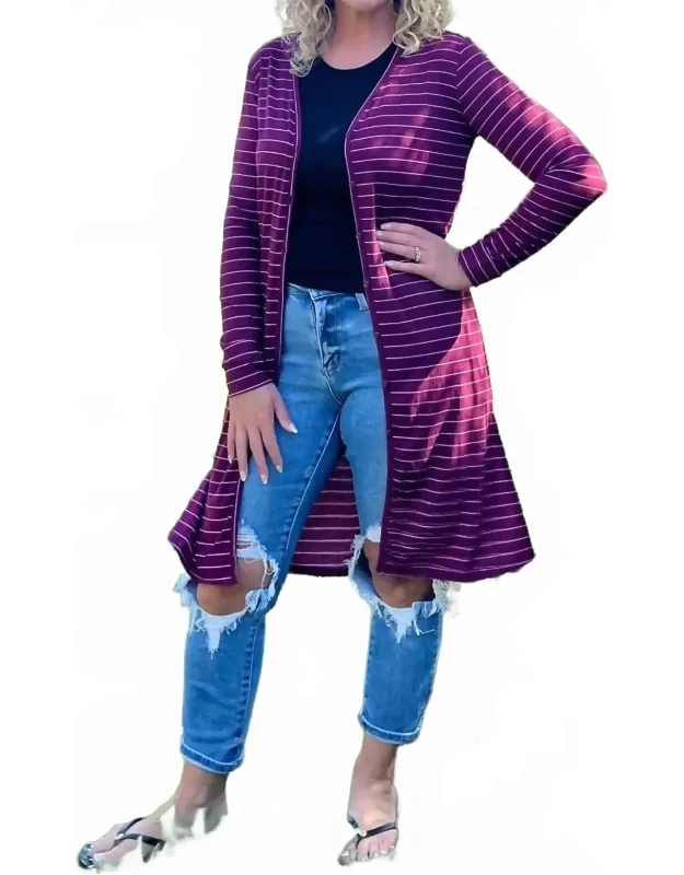 Coastal Stripe Cardigan